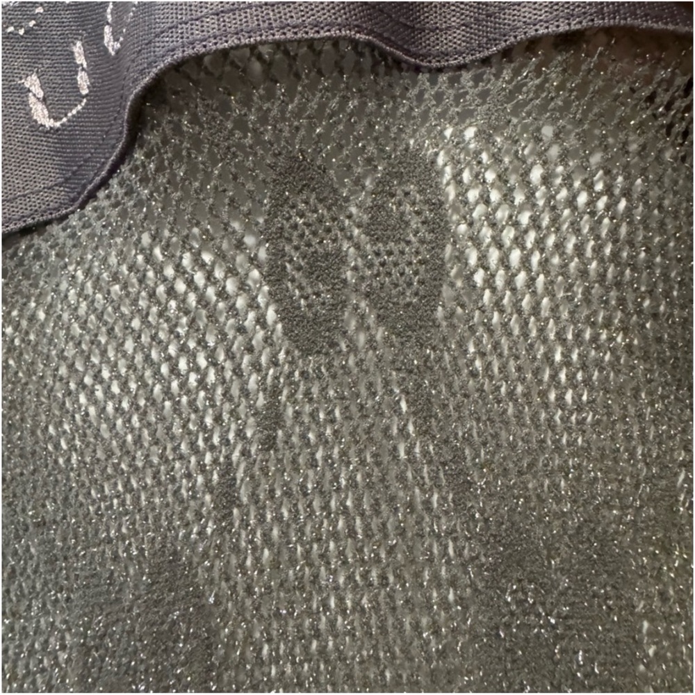 💯🆕Authentic NWT GUCCI Supreme Logo Tights with Shimmer - Picture 6 of 9